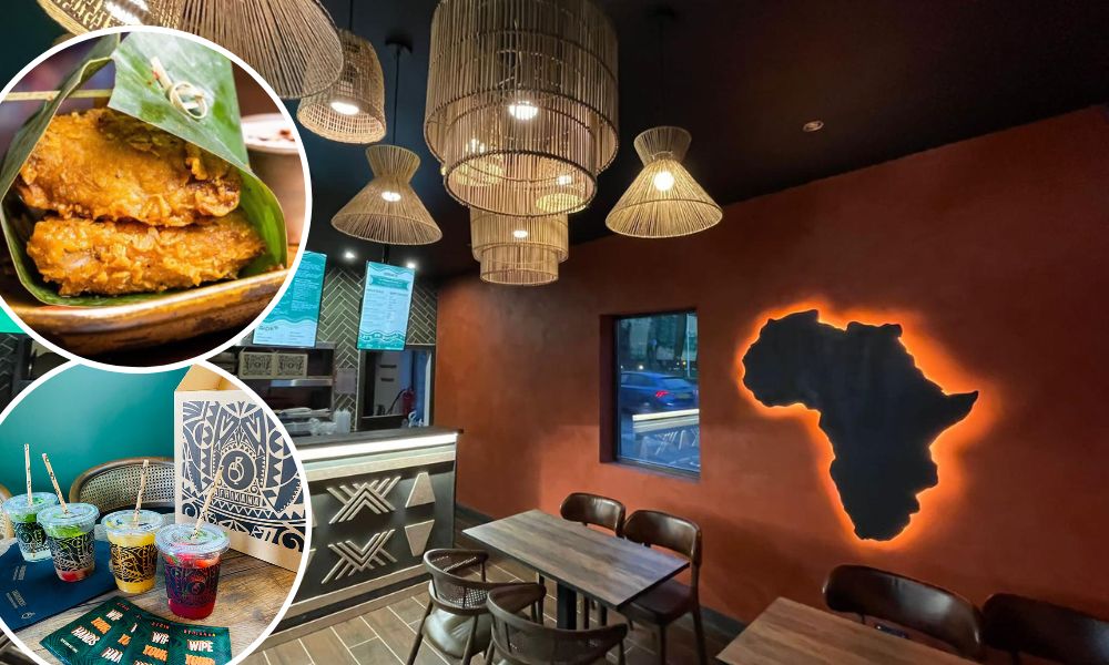 Vibrant restaurant website design showcasing a menu, perfect for Kenyan eateries to boost bookings and food delivery.