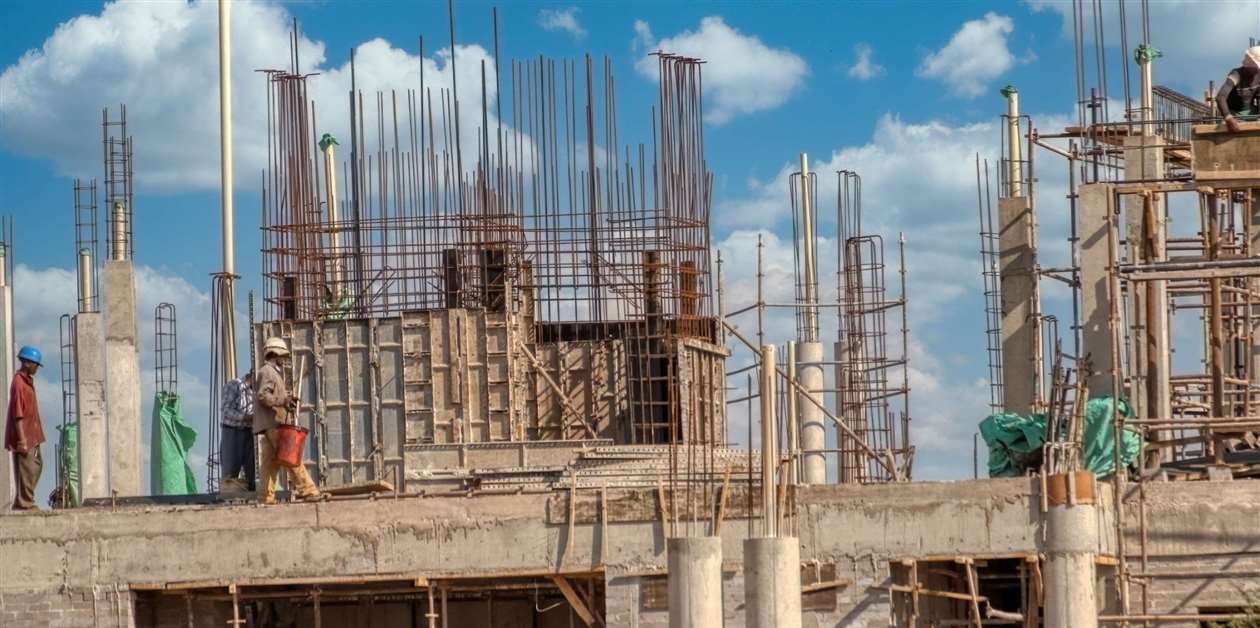 Professional construction website design showcasing projects for contractors and builders in Kenya, enhancing online presence.
