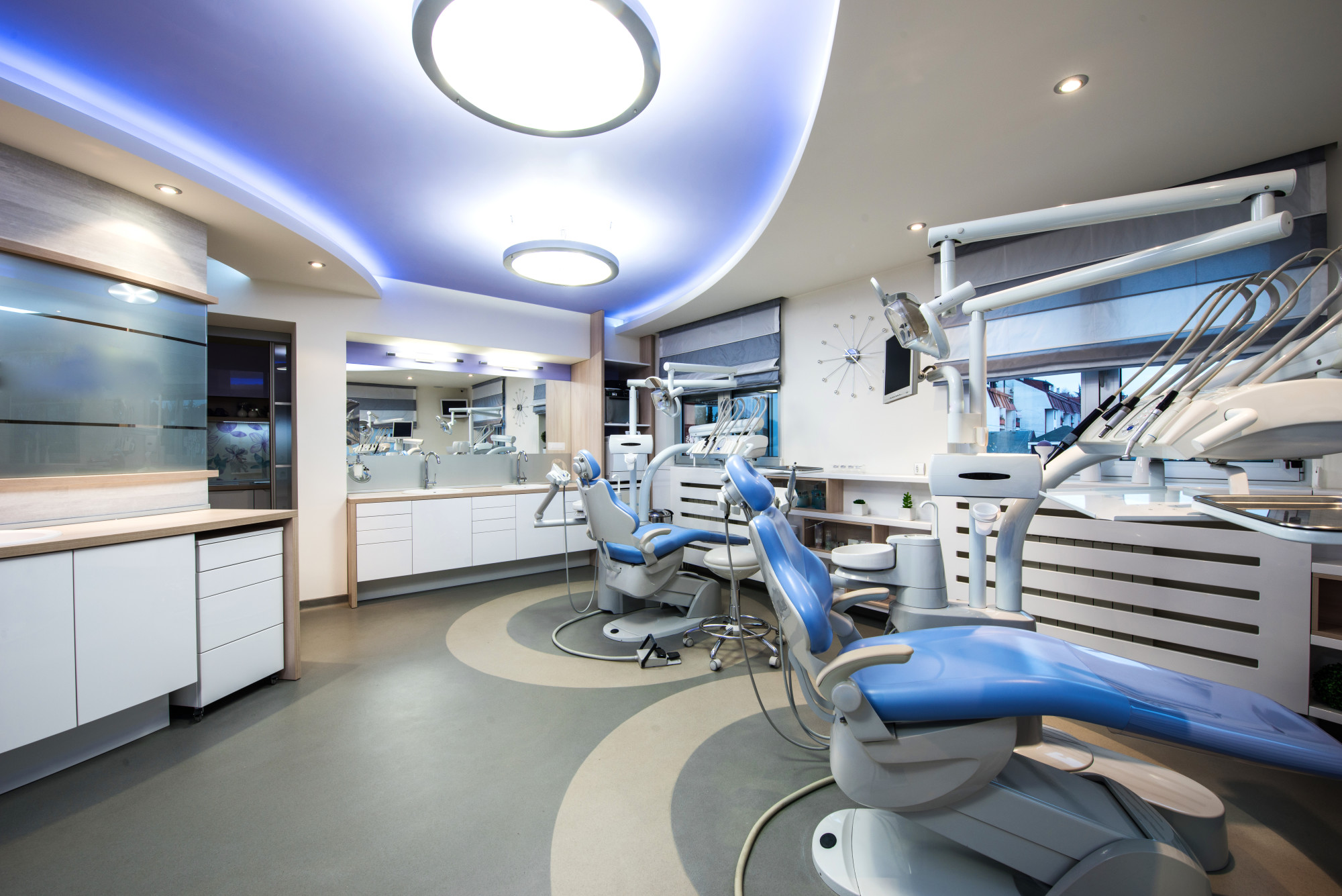 Modern dental office interior showcasing a welcoming environment for patients, ideal for dentist web design in Kenya.
