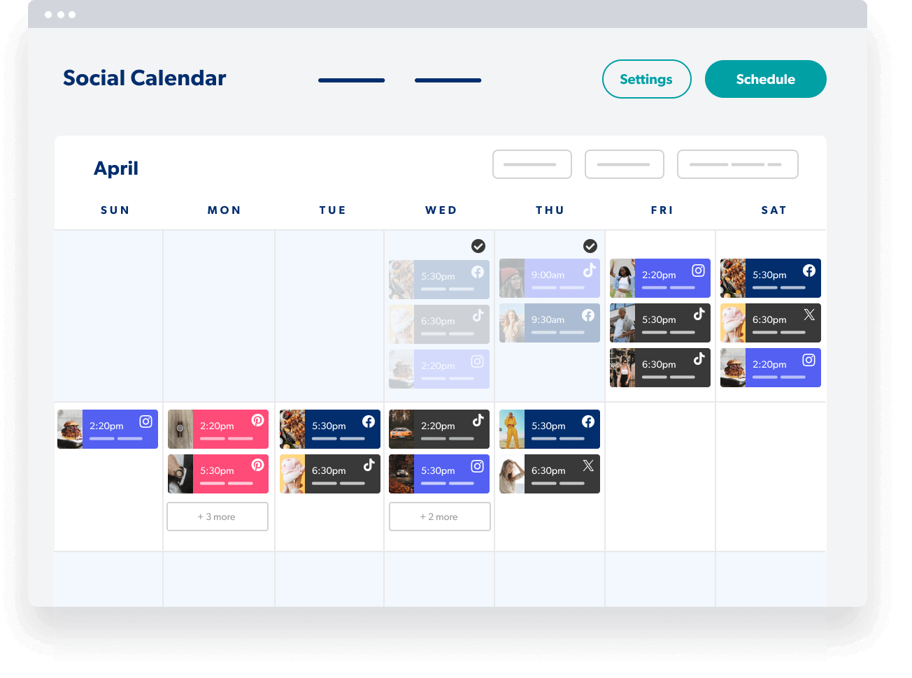 Social Media Content Calendar for Africa
