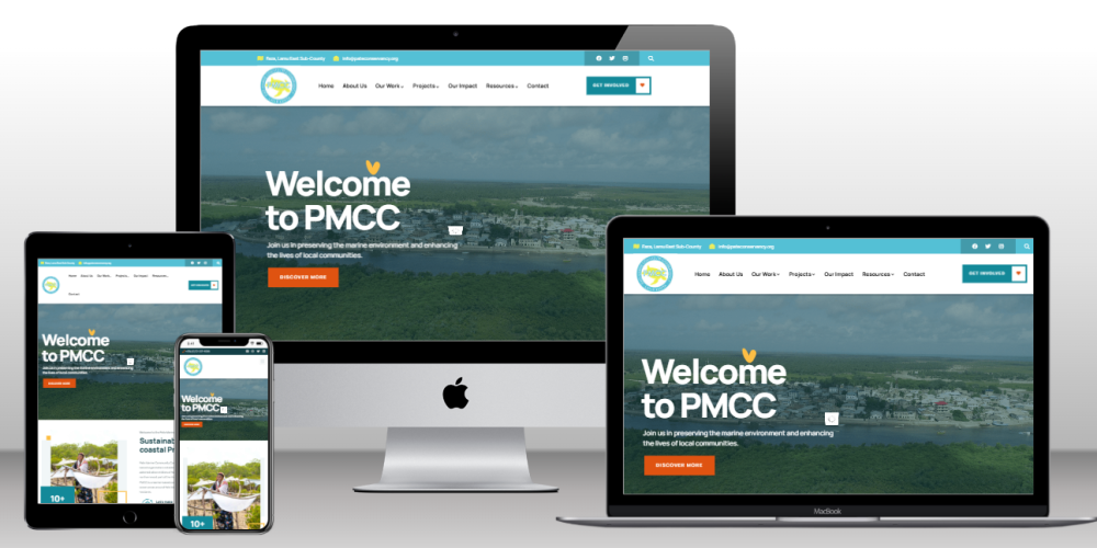 Screenshot of Pate Marine Homepage section on Pate website